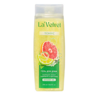 BEAUTY FOX Гель для душа La'Velvet Тонус, бодрящий аромат грейпфрута и берг