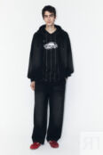 Худи-зипка oversize с вареным эффектом befree 4680704523003 фото 4