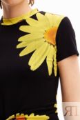 Футболка с принтом укороченная Desigual фото 5