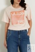 Футболка хлопковая с принтом Guess фото 5