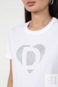 Футболка хлопковая с принтом Desigual фото 4