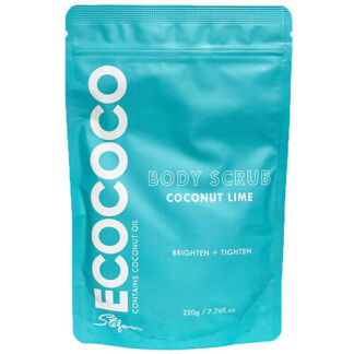 ECOCOCO Скраб для тела для сияния и упругости Лайм и Кокос Body Scrub Cocon