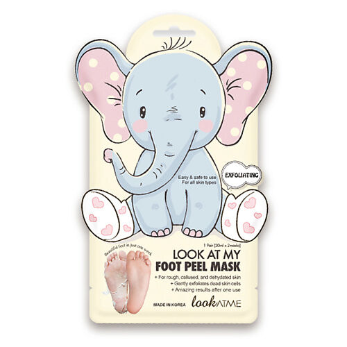 LOOK AT ME Маска для ног отшелушивающая Foot Peel Mask LOK490785 фото 1