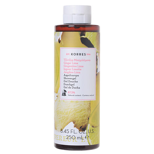 KORRES Гель для душа Имбирь и лимон Ginger Lime Showergel KOR200677 фото 1