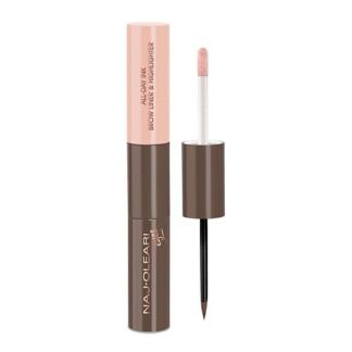 NAJ OLEARI Подводка для бровей и хайлайтер 2-в-1 ALL-DAY INK BROW LINER & H