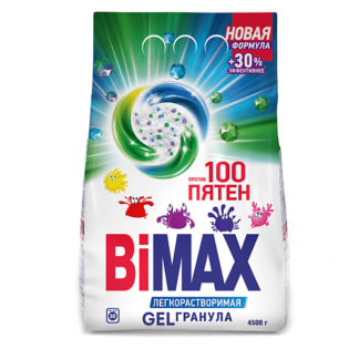 BIMAX Стиральный порошок 100 пятен Automat Gelгранула 4500.0