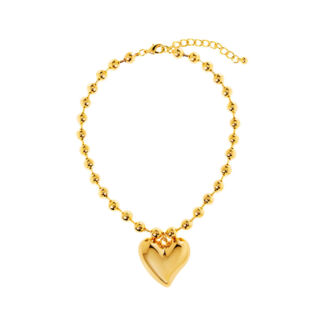 Колье Hefty Heart Necklace – Gold PLAIN STUDIO