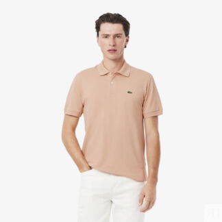 Мужское поло Lacoste  из смеси эластичного органического хлопка