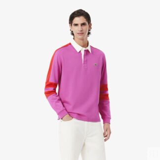 Мужское хлопковое регби Lacoste