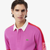 Мужское хлопковое регби Lacoste фото 3