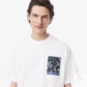 Мужская футболка Lacoste  из органического хлопка фото 3