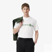 Мужская хлопковая футболка Lacoste фото 1