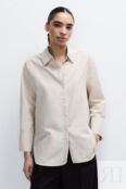 Рубашка oversize с укороченными рукавами befree 4680704225266 фото 2