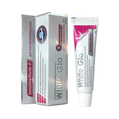 WHITE GLO Зубная паста для чувствительных зубов, отбеливающая WGL000013 фото 1