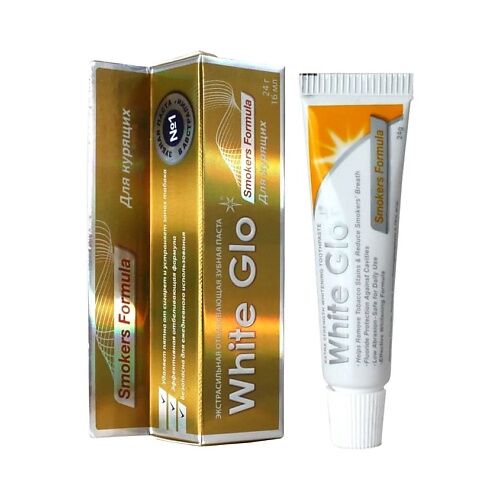 WHITE GLO Зубная паста для курящих, отбеливающая WGL000012 фото 1