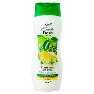 ВИТЭКС КРЕМ-ГЕЛЬ для душа Лайм и Лемонграсс с соком лайма Exotic Fresh 500.