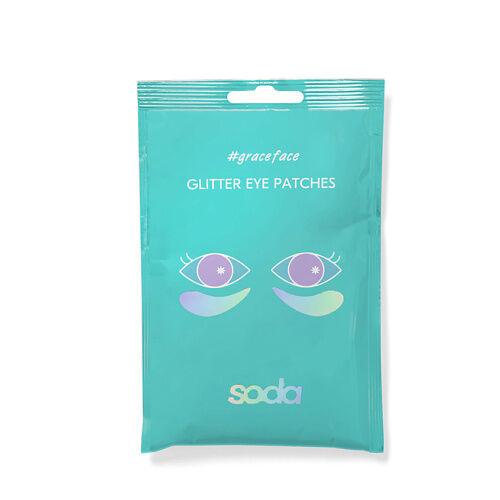 SODA Гидрогелевые патчи для глаз с блестками GLITTER EYE PATCHES SOD326001 фото 1