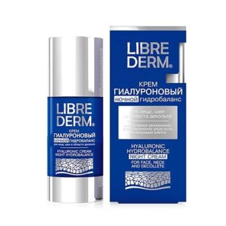 LIBREDERM Крем для лица ночной гиалуроновый Гидробаланс Night Cream Hyaluro