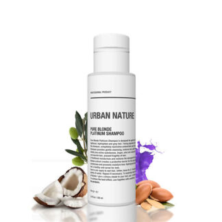 URBAN NATURE Шампунь тонирующий для светлых волос PURE BLONDE PLATINUM 100.