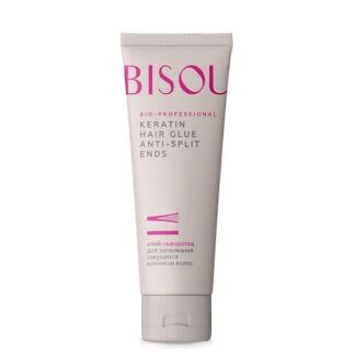 BISOU Сыворотка для секущихся кончиков волос KERATIN HAIR GLUE ANTI-SPLIT E