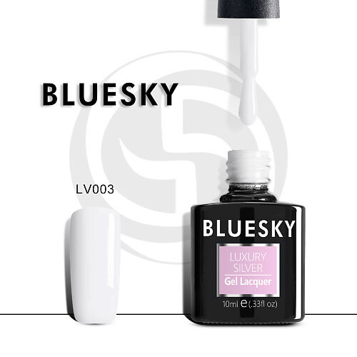 BLUESKY Гель-лак Luxury Silver Снежная лавина MPL097153 фото 1
