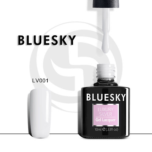 BLUESKY Гель-лак Luxury Silver Снежная лавина MPL097151 фото 1