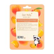 ЛЭТУАЛЬ DEAR MOLLY Мочалка для тела "Персик" Bath Sponge Peach LTA022473 фото 2