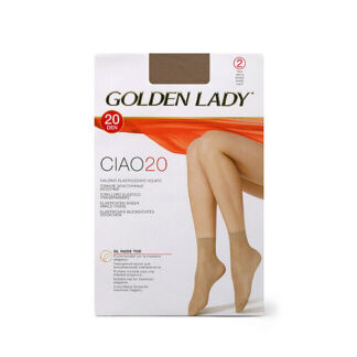 GOLDEN LADY Носки женские 20 den Ciao (2 пары) Nero