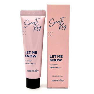 SECRET KEY Крем для лица солнцезащитный осветляющий CC cream LET ME KNOW SP