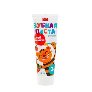 ВКУСВИЛЛ Детская зубная паста "Клубника" 75