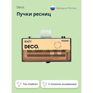 DECO. Пучки ресниц с плоским основанием в форме галочки 120.0