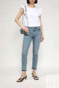 Футболка хлопковая с рюшами PEPE JEANS фото 2