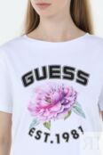 Футболка хлопковая с принтом Guess фото 4