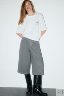 Футболка oversize хлопковая с принтом befree