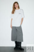 Футболка oversize хлопковая с принтом befree 4680704419498 фото 4