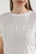 Футболка с принтом из монограмм Guess фото 4
