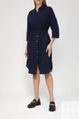 Платье-рубашка с поясом Naf Naf фото 1