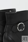 Ботинки кожаные с пряжкой Karl Lagerfeld фото 4