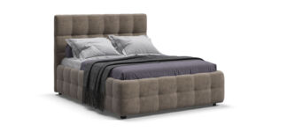 Кровать Босс 140*200 Про Велюр Royal тауп NEW