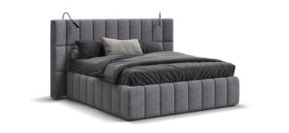 Кровать BOSS.XO 160*200 Велюр Royal агат NEW