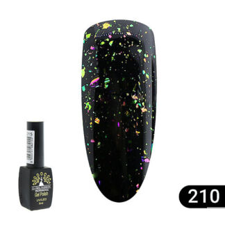 GLOBAL FASHION Гель-лак BLACK ELITE 001