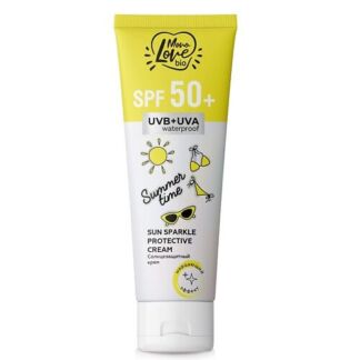 MONOLOVE BIO Солнцезащитный крем с мерцающим эффектом SPF 50+ SUMMER  TIME