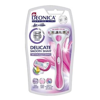 DEONICA Бритва безопасная со сменной кассетой 5 лезвий FOR WOMEN