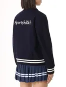 Бомбер шерстяной SPORTY & RICH фото 3