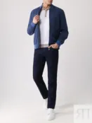 Бомбер однотонный CANALI фото 2