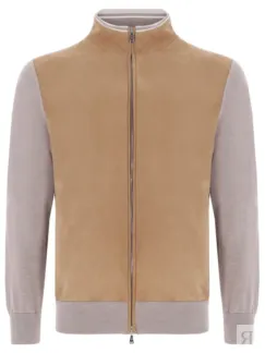 Бомбер комбинированный FIORONI CASHMERE