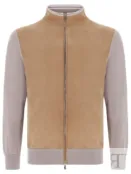 Бомбер комбинированный FIORONI CASHMERE фото 1