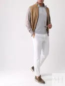 Бомбер комбинированный FIORONI CASHMERE фото 2