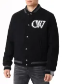 Бомбер шерстяной OFF-WHITE фото 4