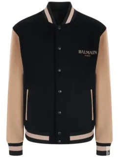 Бомбер шерстяной BALMAIN